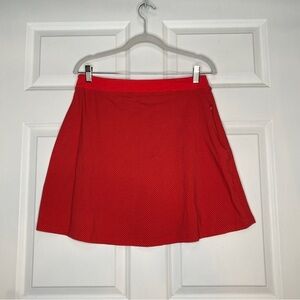 Mountain Hardwear Striped Sporty Outdoor Skirt Size Medium Red Eggplant Colorway